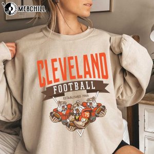 Cleveland Football Established 1946 Funny Browns Shirts Cleveland Browns Unique Gifts 4