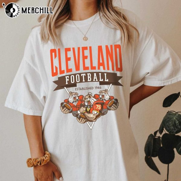 Cleveland Football Established 1946 Funny Browns Shirts Cleveland Browns Unique Gifts