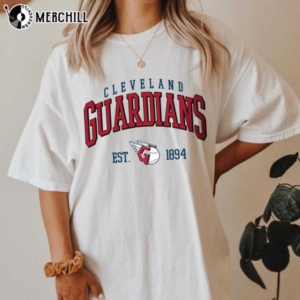 Cleveland Guardians Est. 1894 Cleveland Indians Womens Shirt Cleveland Sports Gifts