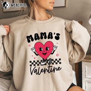 Cute Heart Mama Valentine Shirt Valentines Day Gifts for Mom 3