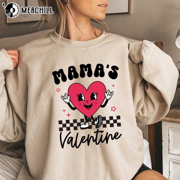 Cute Heart Mama Valentine Shirt Valentine’s Day Gifts for Mom