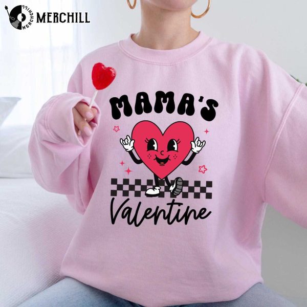 Cute Heart Mama Valentine Shirt Valentine’s Day Gifts for Mom