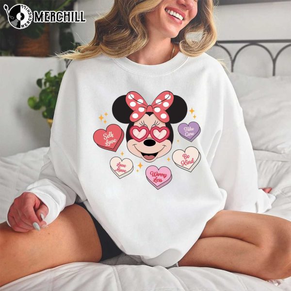 Cute Minnie Valentine’s Day Shirts for Ladies Valentines for Her