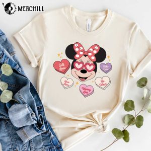 Cute Minnie Valentines Day Shirts for Ladies Valentines for Her 4