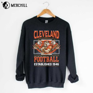 Football Established 1946 Vintage Browns T Shirt Cleveland Browns Gift