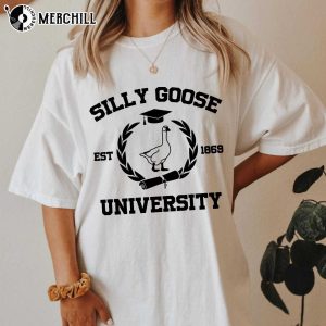 Funny Silly Goose University Sweatshirt Best Gag Gifts for Guys