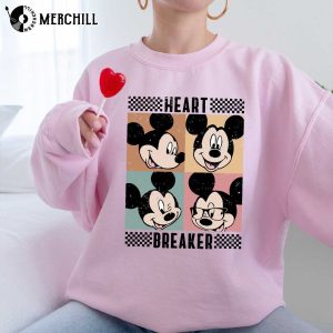 Heart Breaker Mickey Disney Valentine Shirt Womens Valentines Gifts