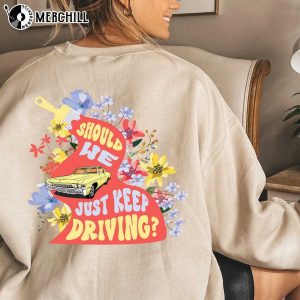 Just Keep Driving Lyrics Harry Styles Pink Shirt Gifts for Harry Styles Fans 2