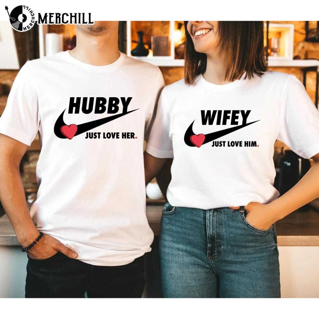 hubby and wifey nike shirts
