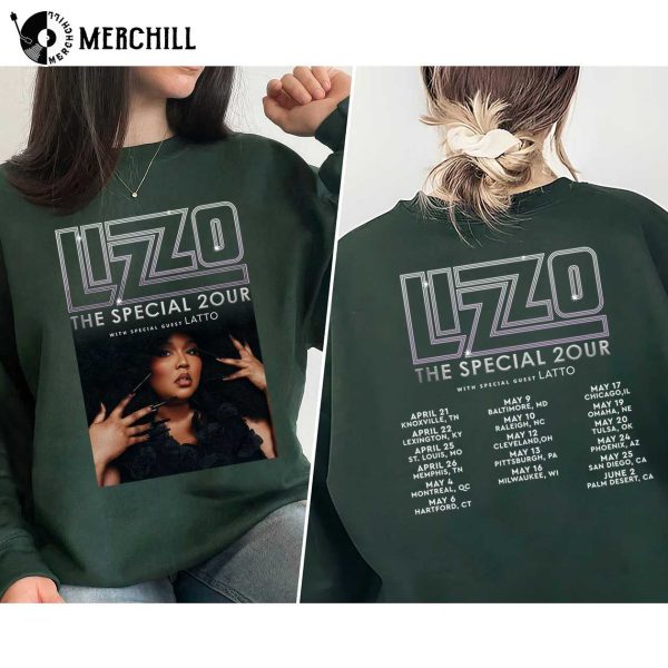 Lizzo The Special 2our Sweatshirt 2 Printed Sides Lizzo Concert Shirt