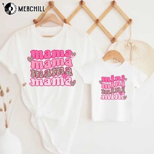 Mama and Mini Valentine Shirts Valentines Gift for Daughter and Mom