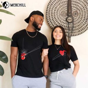Matching Spiderman Valentines Shirt Couples Valentines Gifts