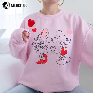 Mickey and Minnie Disney Valentines Day Shirts Valentines for Her