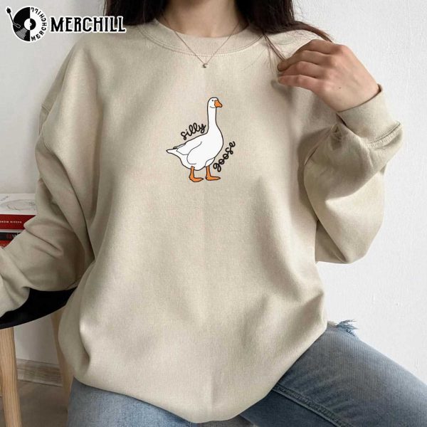 Silly Goose Sweatshirt Funny Birthday Gifts for Men