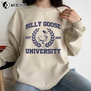 Silly Goose University Sweatshirt Est. 1910 Funny Gift Ideas for Men