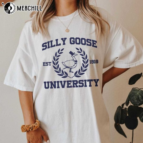 Silly Goose University Sweatshirt Est. 1910 Funny Gift Ideas for Men