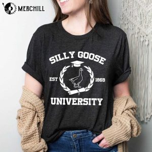 Silly Goose University T Shirt Est 1869 Funny Gifts for Boyfriend