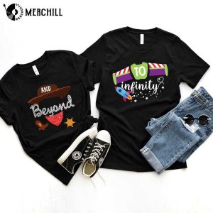 To Infinity and Beyond Toy Story Matching Valentines Day Shirts 3