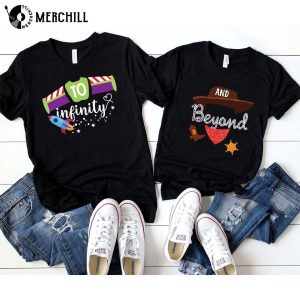 To Infinity and Beyond Toy Story Matching Valentines Day Shirts