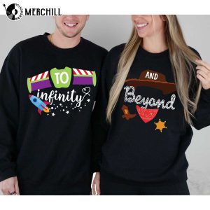 To Infinity and Beyond Toy Story Matching Valentines Day Shirts 4