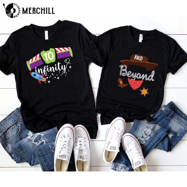 To Infinity and Beyond Toy Story Matching Valentines Day Shirts