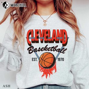 Vintage Basketball Cleveland Cavaliers T Shirt Cleveland Sports Gifts 3