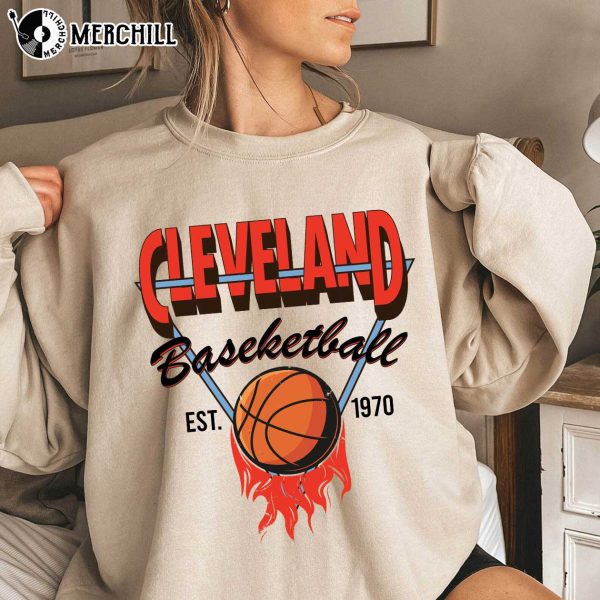 Vintage Basketball Cleveland Cavaliers T Shirt Cleveland Sports Gifts