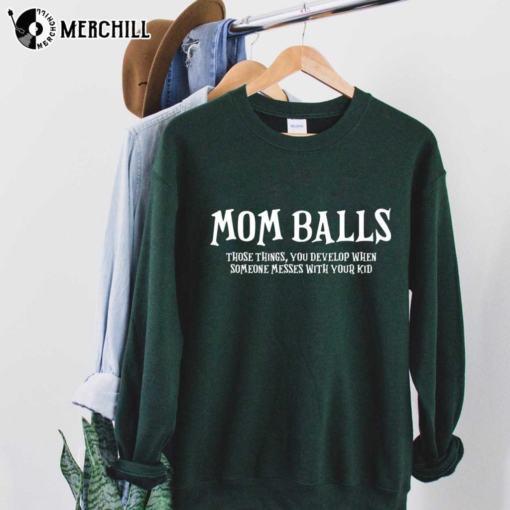 Baseball Softball Mom Shirt Mom Balls Gift for Mothers Day - Happy ...