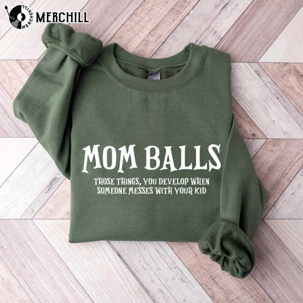 Baseball Softball Mom Shirt Mom Balls Gift for Mothers Day