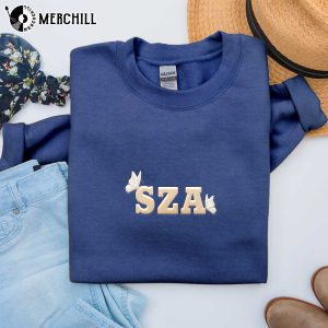 Butterfly SZA Embroidered Shirt Gift for SZA Fans