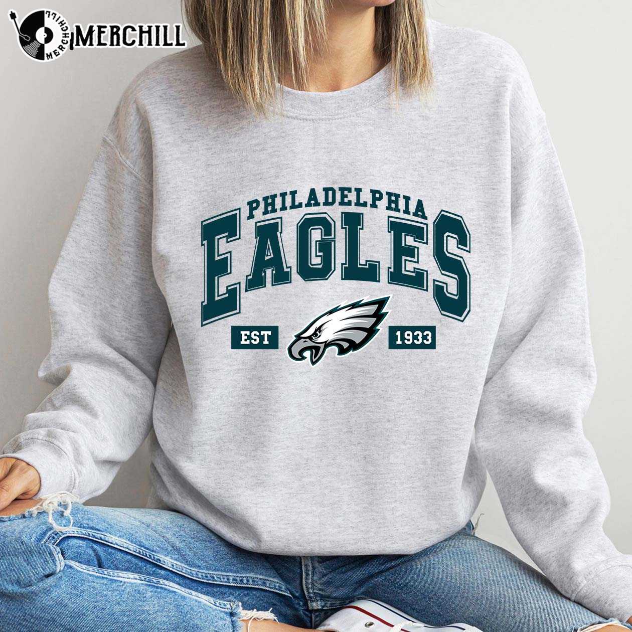 Est 1933 Eagles Hoodie Eagles Conference Championship Shirt - Happy Place  for Music Lovers