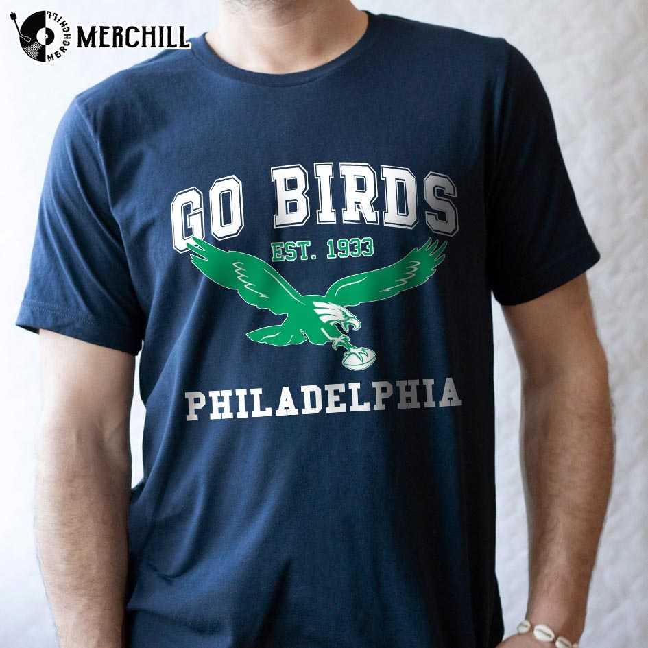 Go Birds Eagles Fan Gift, Philadelphia Eagles T shirts Cheap - Happy Place  for Music Lovers