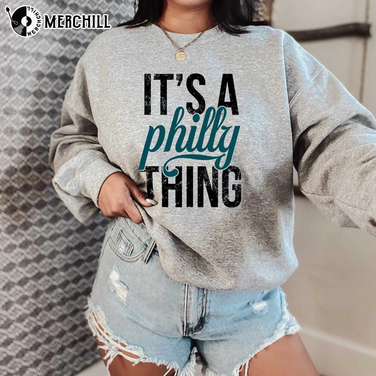 It's A Philly Thing Eagles South Super Bowl Crewneck Sweatshirt Shirt -  Jolly Family Gifts