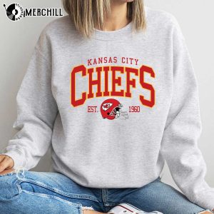 Kansas City Chiefs Youth Hoodie Est 1960 KC Chiefs Gifts 3
