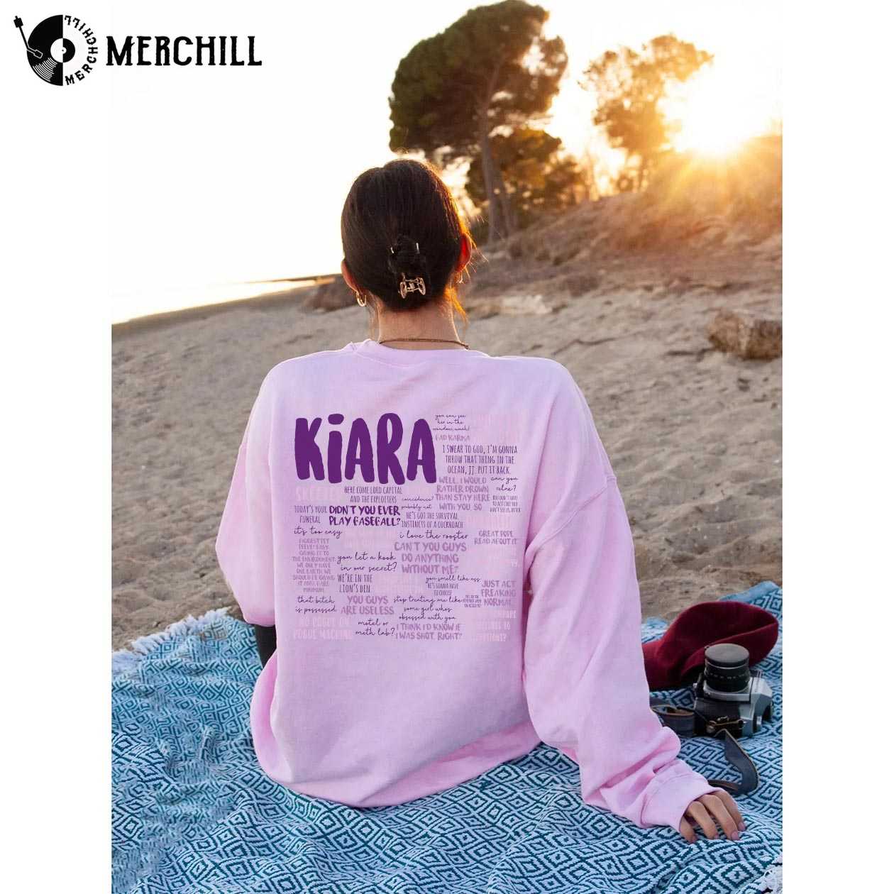Kiara Carrera Shirt Printed 2 Sides Outer Banks Shirt Season 3 - Happy  Place for Music Lovers