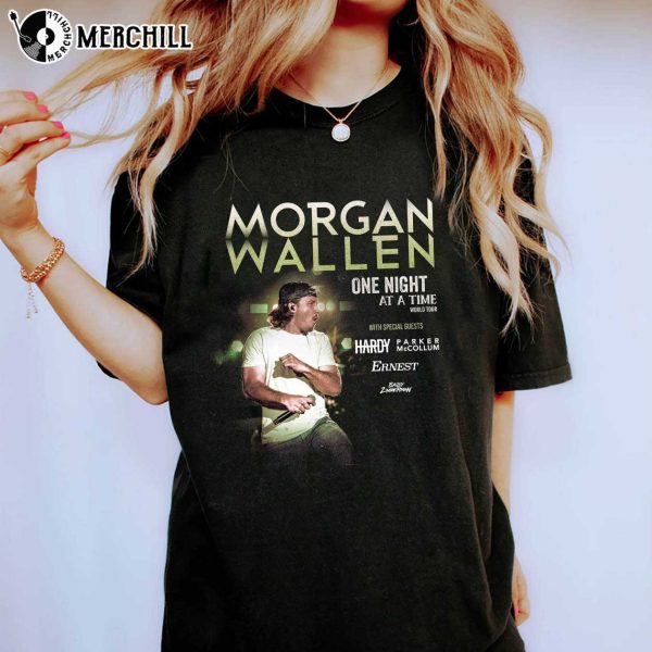 One Night At A Time Tour 2023 Morgan Wallen Concert T Shirt