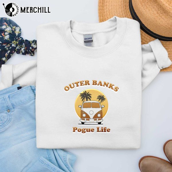 Outer Banks Pogue Life Shirt OBX Embroidered Sweatshirt