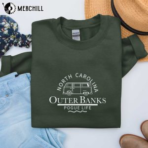 Pogue Life Crewneck Outer Banks Embroidered Sweatshirt 3