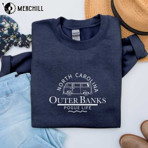 Pogue Life Crewneck Outer Banks Embroidered Sweatshirt