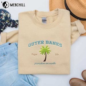 Pogue Life Outer Banks Embroidered Sweatshirt OBX Merch