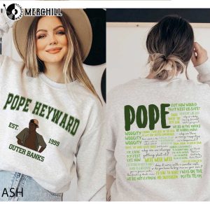 Pope Heyward Sweatshirt 2 Sides Outer Banks Show Merch