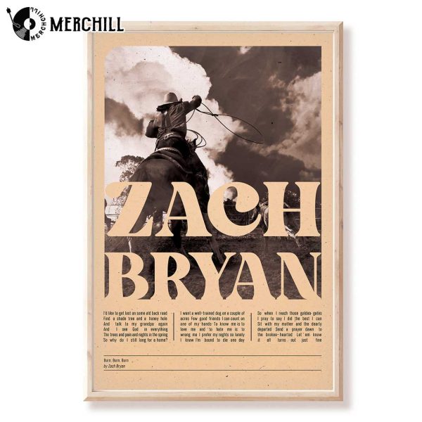 Quiet Heavy Dreams Zach Bryan Poster Gift for Fans