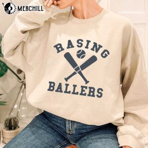 Raising Ballers Sweatshirt Baseball Mama Shirt Funny Mothers Day Gift 3