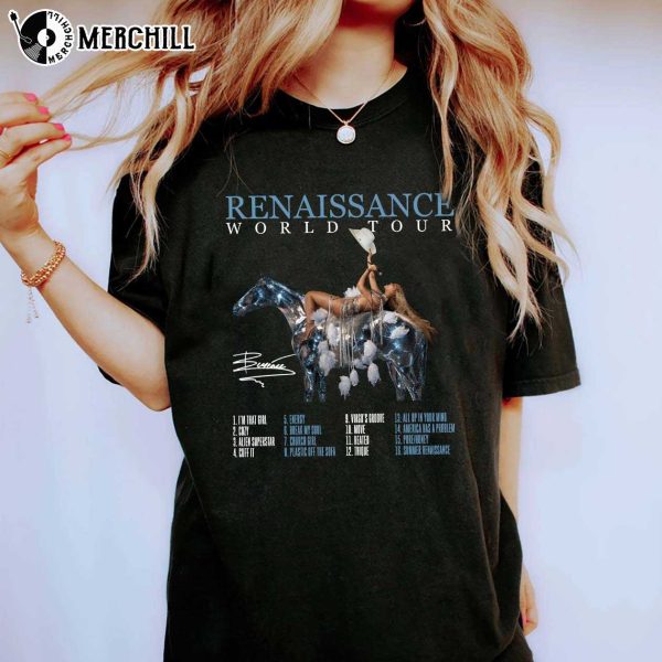 Renaissance World Tour Beyonce Tshirt Printed 2 Sides