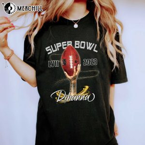 Rihanna Concert Interrupted By A Football Game Shirt Printed 2 Sides Rihanna Super Bowl 4