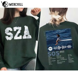 SZA SOS Full Tracklist Sweatshirt SOS Album Gift 3