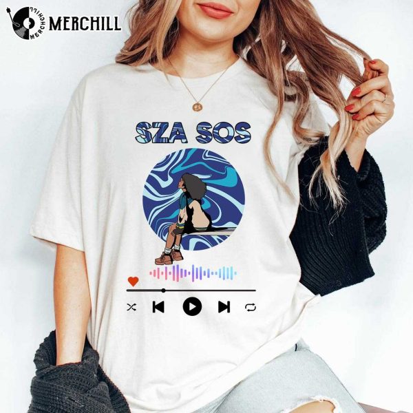 SZA SOS Merch SZA Shirt Spotify Tour 2023