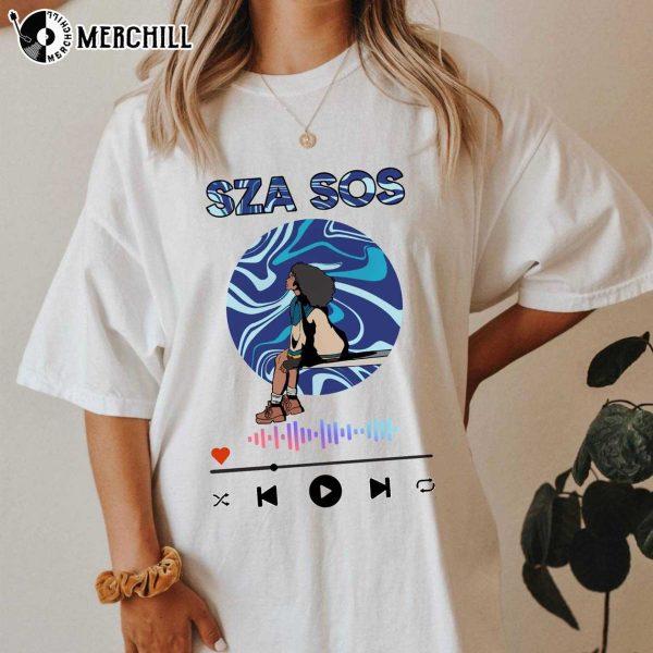 SZA SOS Merch SZA Shirt Spotify Tour 2023