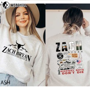 Something in The Orange Zach Bryan Sweatshirt Printed 2 Sides 3