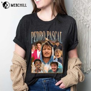 Actor Pedro Pascal Shirt 90s Inspired Vintage Narco Pedro Pascal Fans